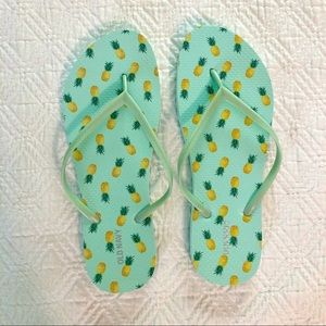 Old Navy Pineapple Flip-Flops